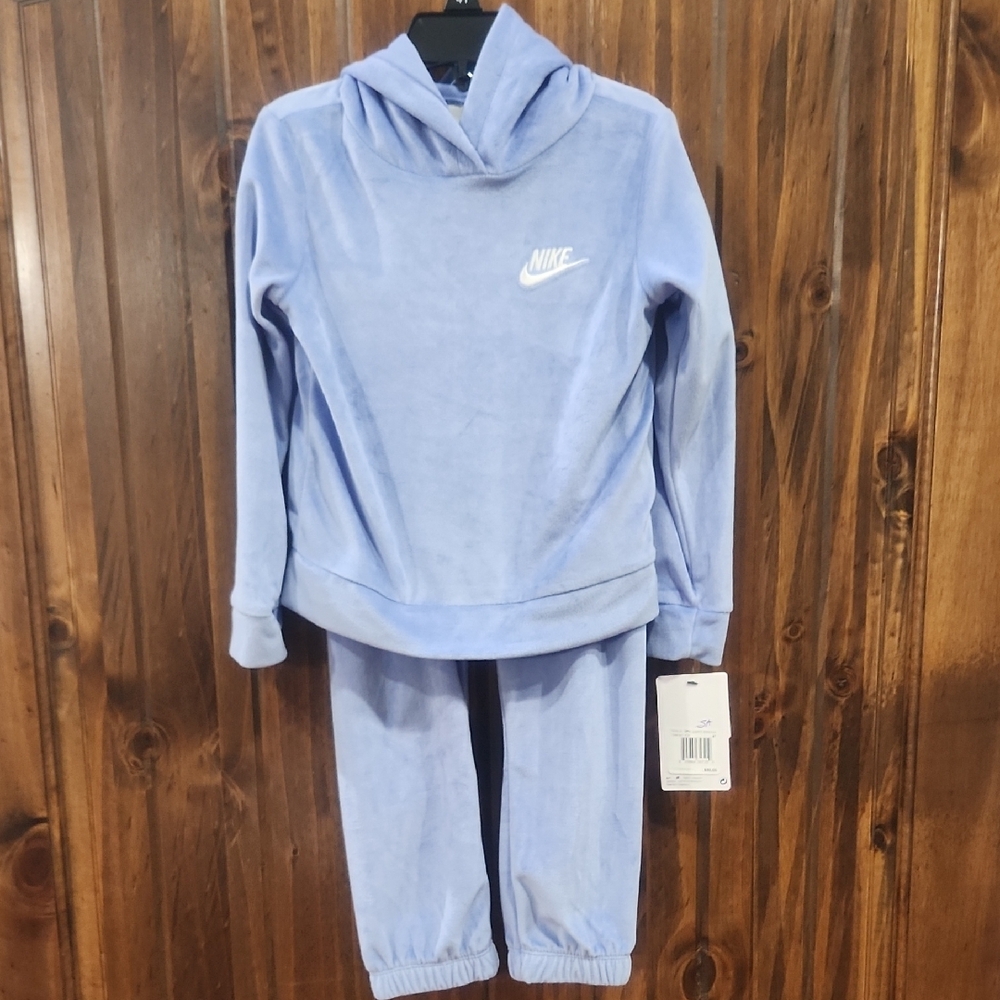 Nike Soft Blue Tracksuit Set